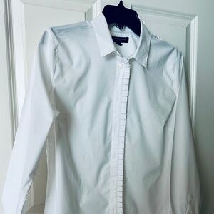 Banana Republic Riley Classic White Blouse Women’s SZ 12